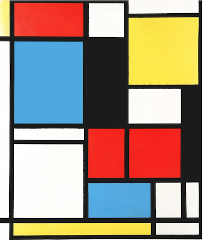 Composition with Red, Blue, and Yellow